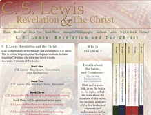 Tablet Screenshot of cslewisandthechrist.net